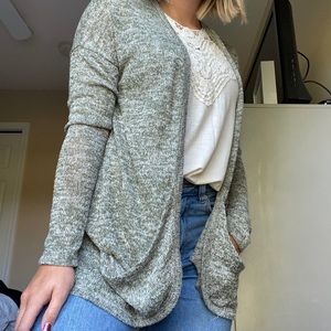 Maurice’s Green Cardigan w Lace Back